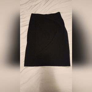 Black, stretch pencil skirt medium